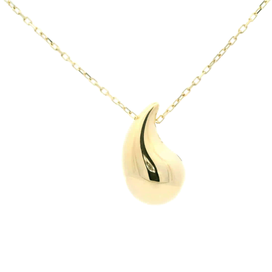 Elegant necklace with drop pendant
