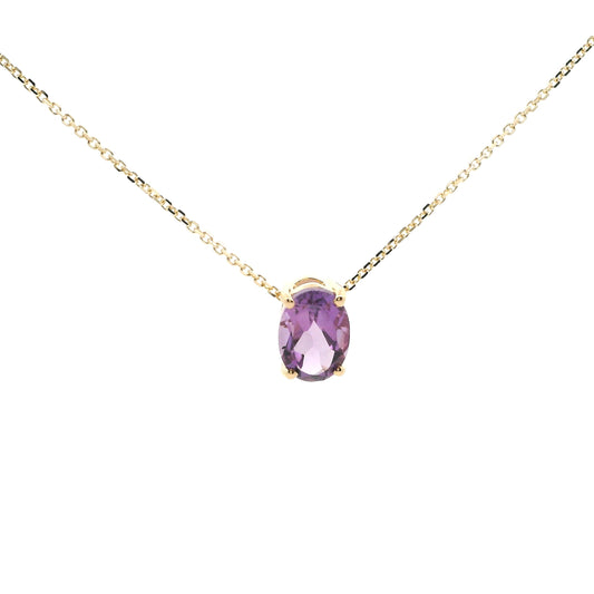 Elegant amethyst necklace