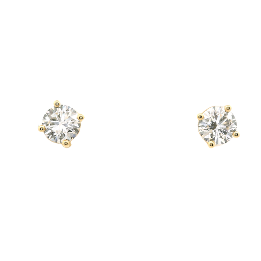 Elegant diamond stud earrings