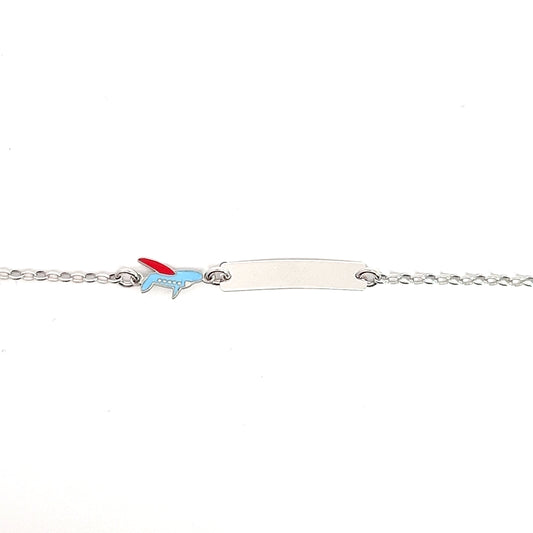 Elegant bracelet with airplane motif