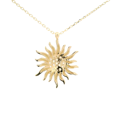 Halskette mit Anhänger „Strahlende Sonne“