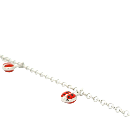 Charmantes Marienkäfer- Armband