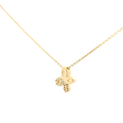 Elegante goldene Schmetterlingskette