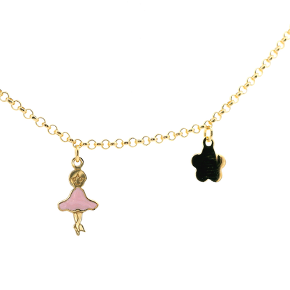 Elegante Ballerina-Halskette