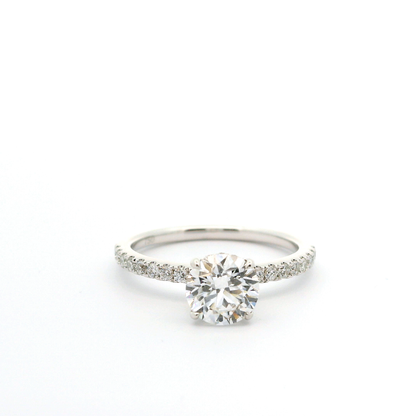 Eleganter Verlobungsring mit Brillant (lab-grown)