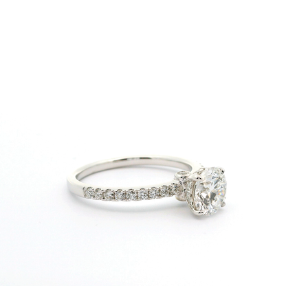 Eleganter Verlobungsring mit Brillant (lab-grown)