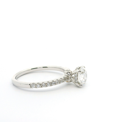 Eleganter Verlobungsring mit Brillant (lab-grown)