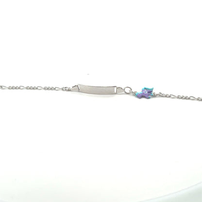 Elegantes Silberarmband mit Einhorn- Charme