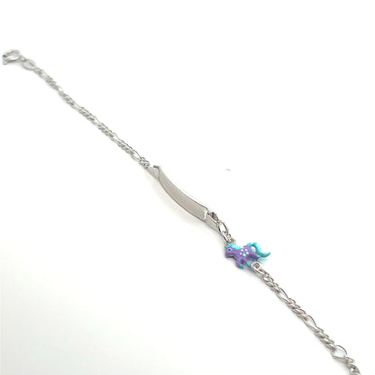 Elegantes Silberarmband mit Einhorn- Charme