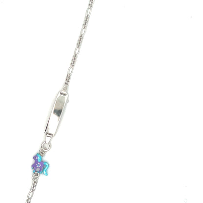 Elegantes Silberarmband mit Einhorn- Charme