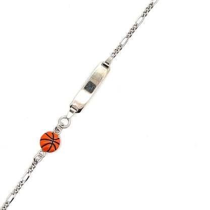 Sportliches Armband mit Basketball-Charme