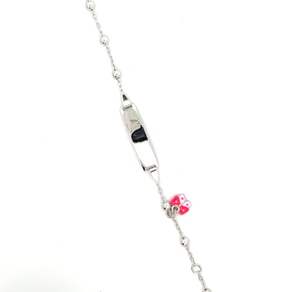 Elegantes Silberarmband mit Schmetterlings-Charme