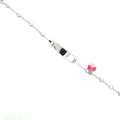 Elegantes Silberarmband mit Schmetterlings-Charme