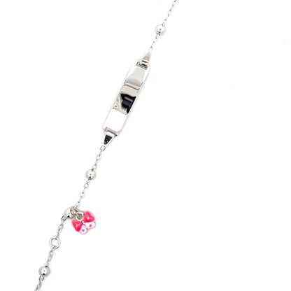 Elegantes Silberarmband mit Schmetterlings-Charme