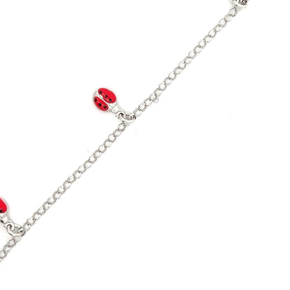 Charmantes Marienkäfer- Armband