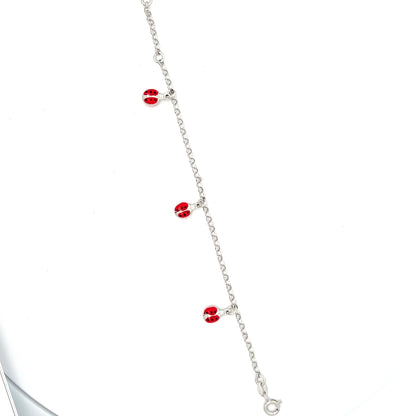 Charmantes Marienkäfer- Armband