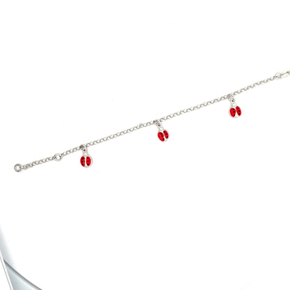 Charmantes Marienkäfer- Armband