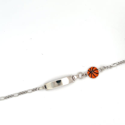 ID- Armband mit Basketball-Design