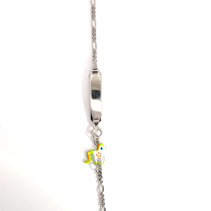 Elegantes Kinderarmband mit Einhorn-Charm