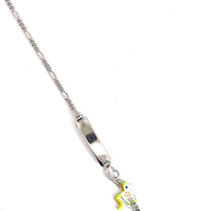 Elegantes Kinderarmband mit Einhorn-Charm