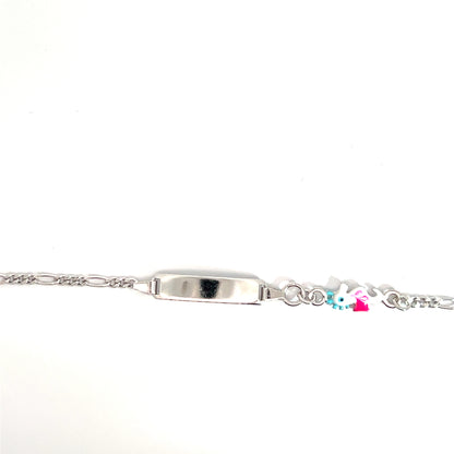 Elegantes Silberarmband mit Charm