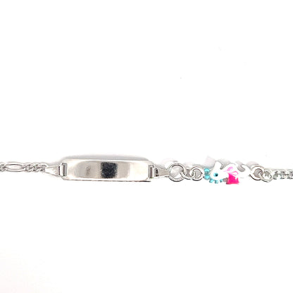 Elegantes Silberarmband mit Charm