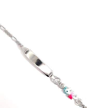 Elegantes Silberarmband mit Charm