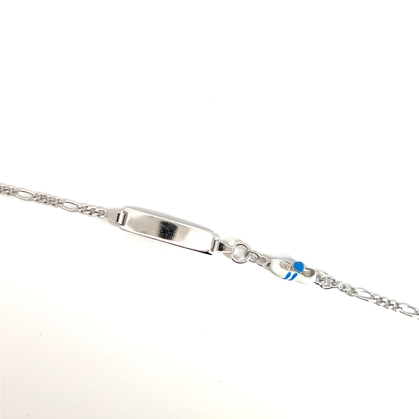 Elegantes Silberarmband mit einem Fussballschuh