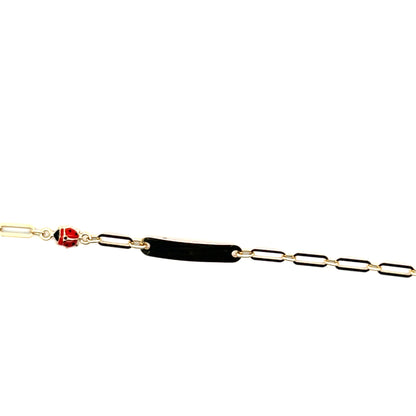 Kinder-ID-Gravur-Armband in 585er Gold