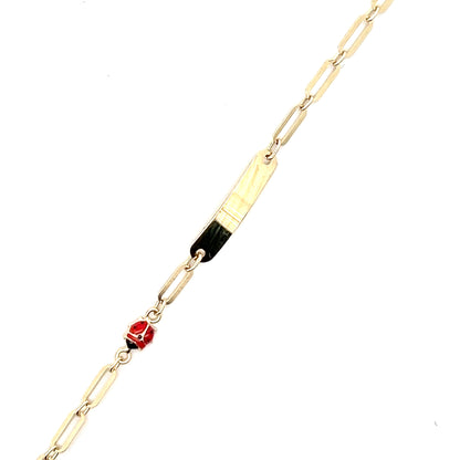 Kinder-ID-Gravur-Armband in 585er Gold