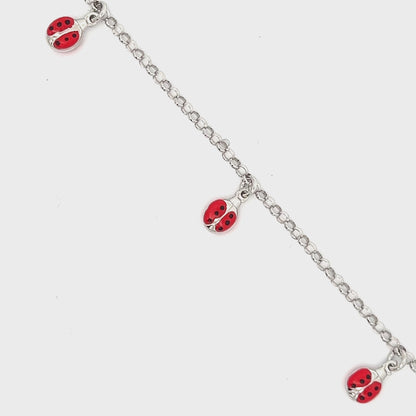 Charmantes Marienkäfer- Armband