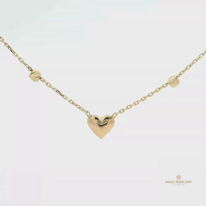 Elegante Halskette mit Herz-Anhänger