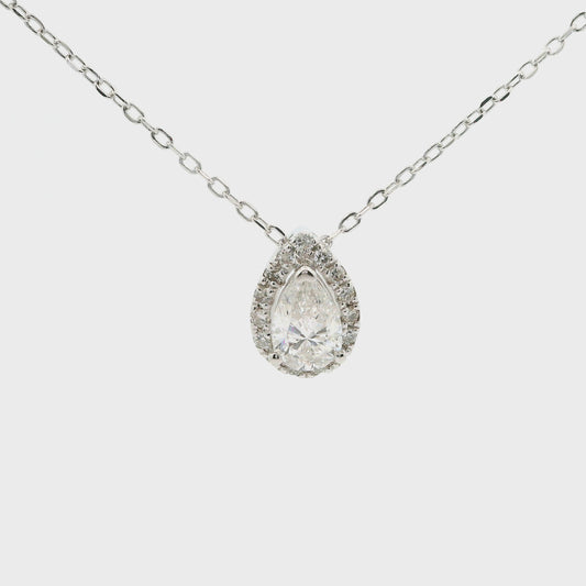 Elegante Tropfen-Halskette