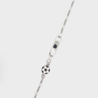 Elegantes Fußball-Armband