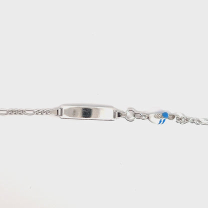 Elegantes Silberarmband mit einem Fussballschuh